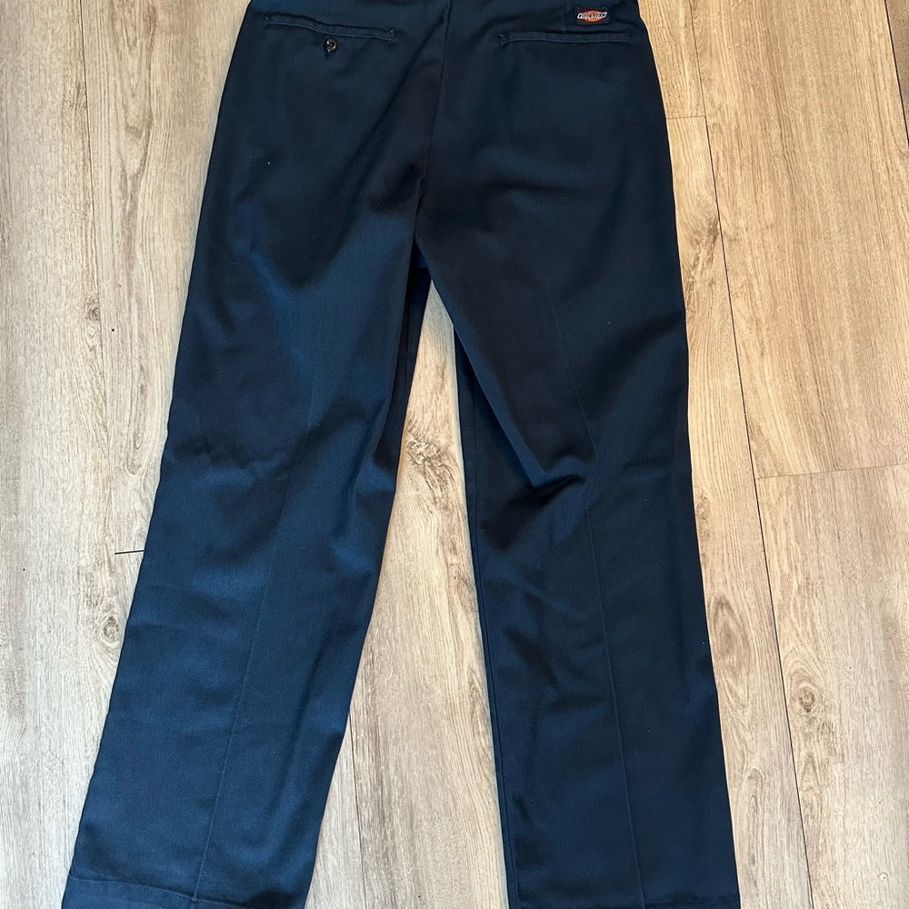 Dickies Navy Blue Dress Pants Classic Style